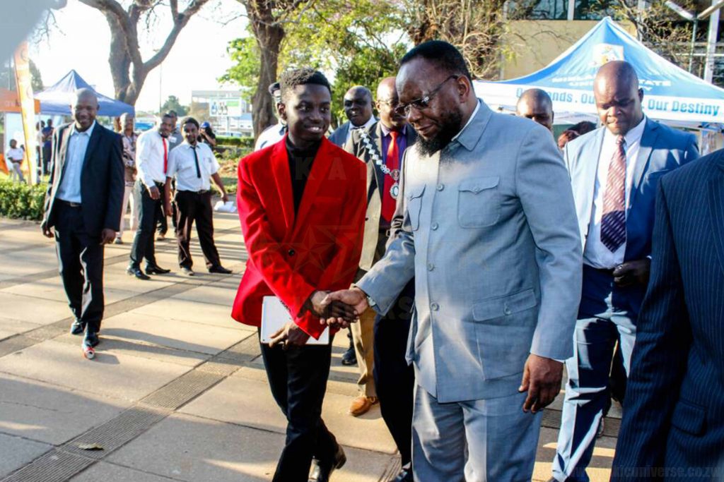 Kudakwashe Maxwell Meeting Honourable Minister Doctor Lazarus Dokora